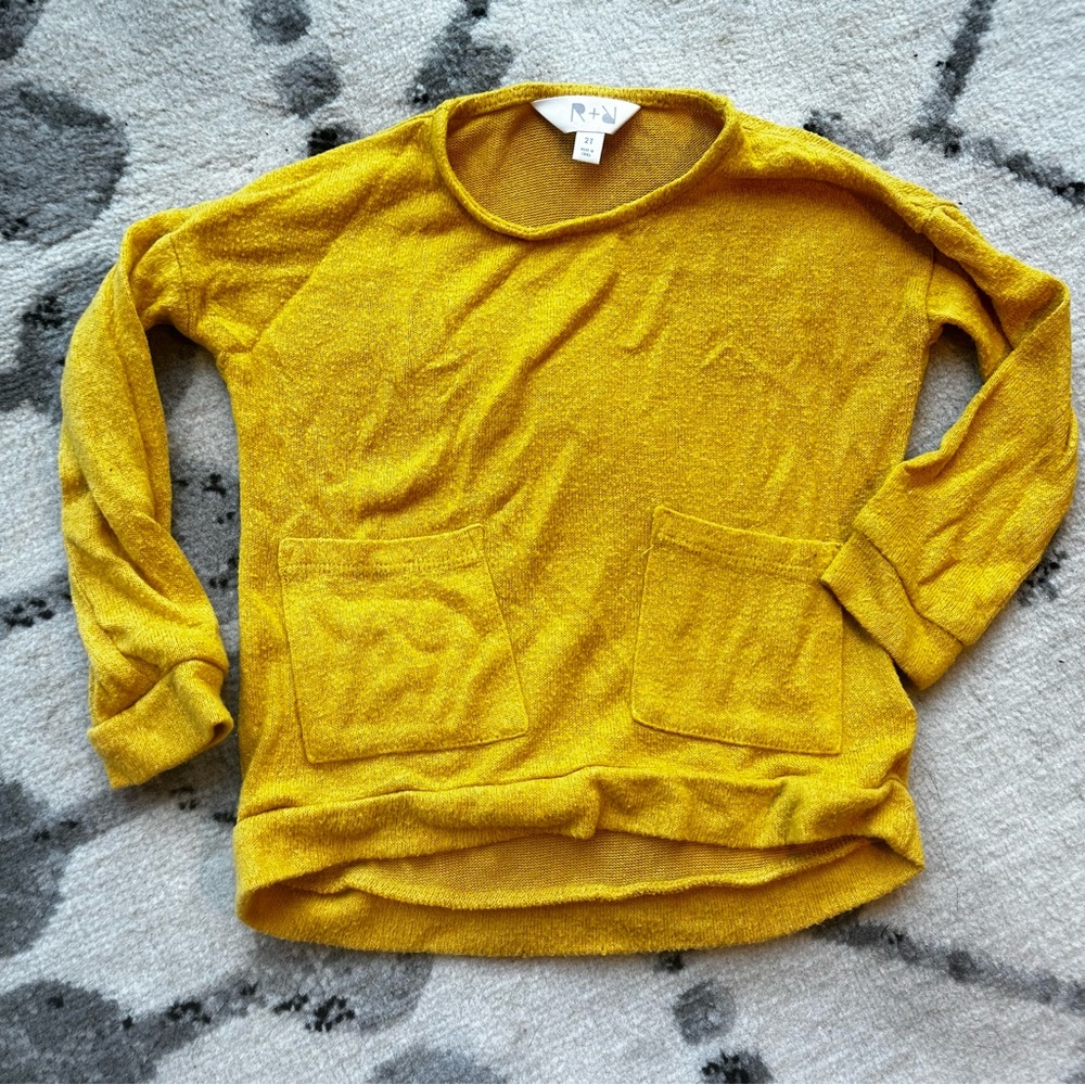 Mustard yellow Sweater 2T